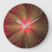 Roodbruine bloem grote klok (Voorkant)