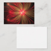 Roodbruine bloem informatiekaartje (Voorkant / Achterkant)