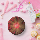 Roodbruine bloem papieren kommen (Feest)