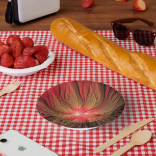 Roodbruine bloem papieren kommen