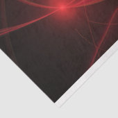 Roodbruine bloem tissuepapier (Detail)