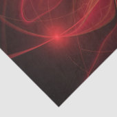 Roodbruine bloem tissuepapier (Detail)