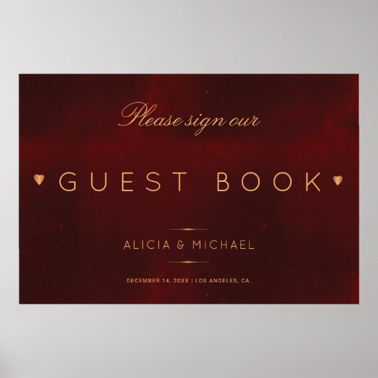 Roodbruine bruine bruine bruine bruistoedband poster (Voorkant)