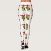 roodbruine maretak leggings (Achterkant)
