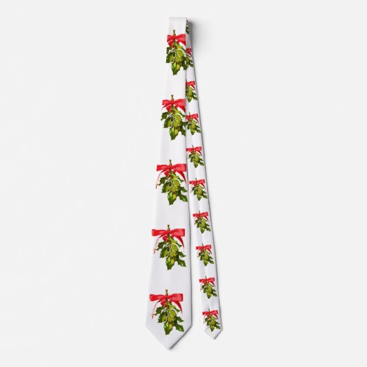 roodbruine maretak stropdas (Voorkant)