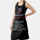 Roodbruine marinemannetjesmannetjesmantel met Logo Schort (Insitu)