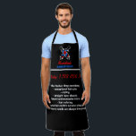 Roodbruine marinemannetjesmannetjesmantel met Logo Schort<br><div class="desc">Roodbruine marinemannetjesmannetjesmantel met Logo</div>