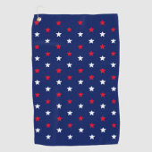 roodbruine marinier golfhanddoek (Voorkant)