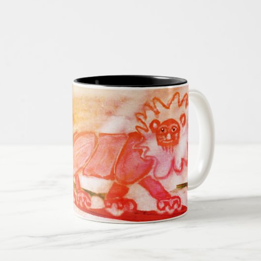 roodbruine mok (Voorkant rechts)