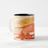 roodbruine mok (Voorkant links)