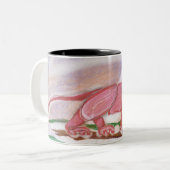 roodbruine mok (Voorkant links)