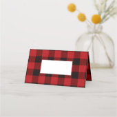 roodbruine rode buffelpartij in de winter plaatskaartje (Voorkant)