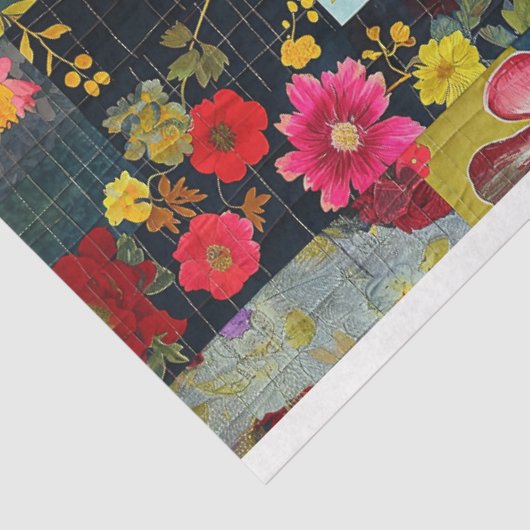 , roodbruine textuur tissuepapier (Detail)