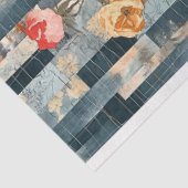 , roodbruine textuur tissuepapier (Detail)