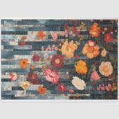 , roodbruine textuur tissuepapier (Voorkant)