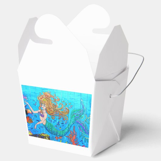 roodbruine zeemaver bedankdoosjes (Geopend)