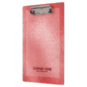 Roodbruisende glassstructuur klembord (Links)