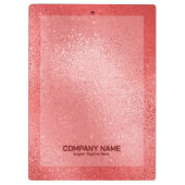 Roodbruisende glassstructuur klembord (Achterkant)