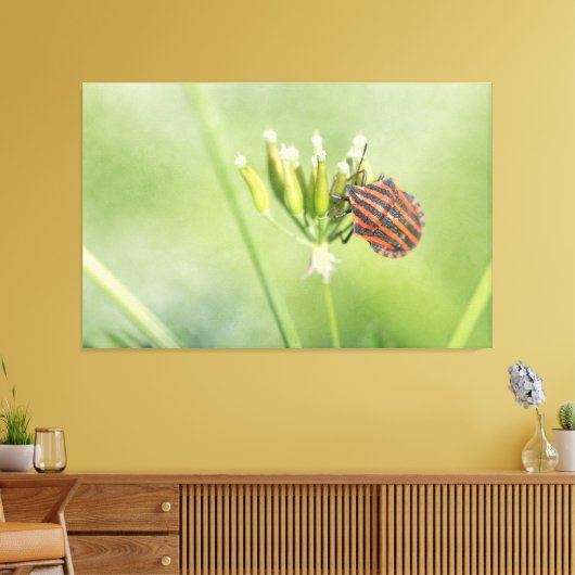 Roodbuik - nog één flesje doet geen pijn canvas afdruk (Insitu (Woonkamer))