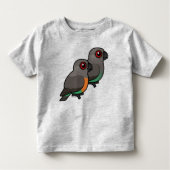 Roodbuik Parrot Pair Kinder Shirts (Voorkant)