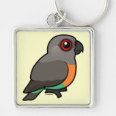 Roodbuikparrot Sleutelhanger (Voorkant)