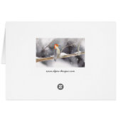 Roodbuikspecht schilderij originele vogelkunst (Achterkant Horizontaal)