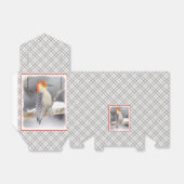 Roodbuikspecht schilderij originele vogelkunst bedankdoosjes (Uitgevouwen)