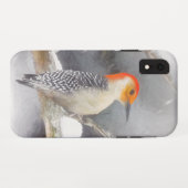 Roodbuikspecht schilderij originele vogelkunst Case-Mate iPhone case (Achterkant (horizontaal))