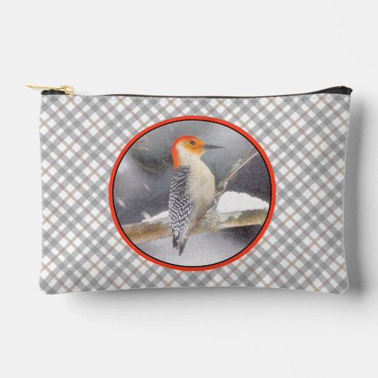 Roodbuikspecht schilderij originele vogelkunst etui (Voorkant)