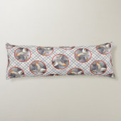 Roodbuikspecht schilderij originele vogelkunst lichaamskussen (Achterkant)