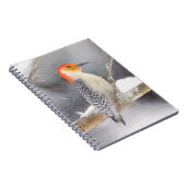 Roodbuikspecht schilderij originele vogelkunst notitieboek (Rechterzijde)