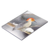 Roodbuikspecht schilderij originele vogelkunst notitieboek (Linkerzijde)