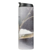 Roodbuikspecht schilderij originele vogelkunst thermosbeker (Geroteerd rechts)