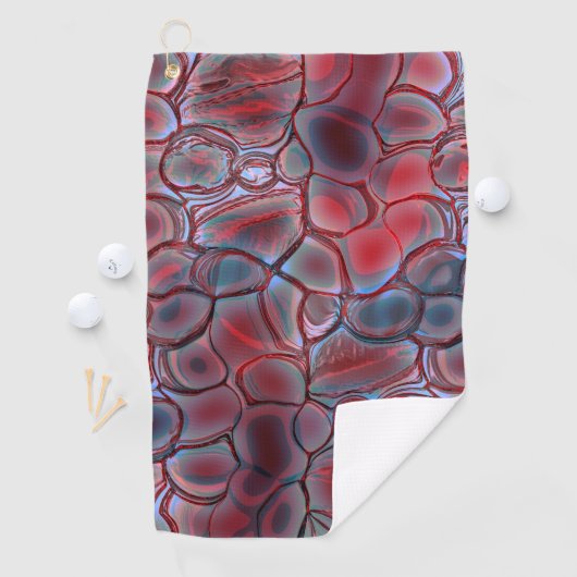 Roodcelweefsel met zachte lichte flap of opgepompt golfhanddoek (Insitu)