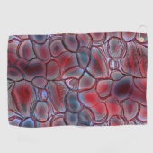 Roodcelweefsel met zachte lichte flap of opgepompt golfhanddoek (Horizontaal)