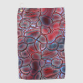 Roodcelweefsel met zachte lichte flap of opgepompt golfhanddoek (Voorkant)