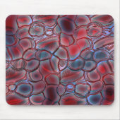 Roodcelweefsel met zachte lichte flap of opgepompt muismat (Voorkant)