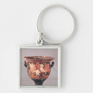 Roodcijferkrater met amazons en griffinen sleutelhanger