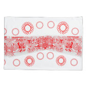 Roodcirkel Hoesje Kussensloop (Achterkant)