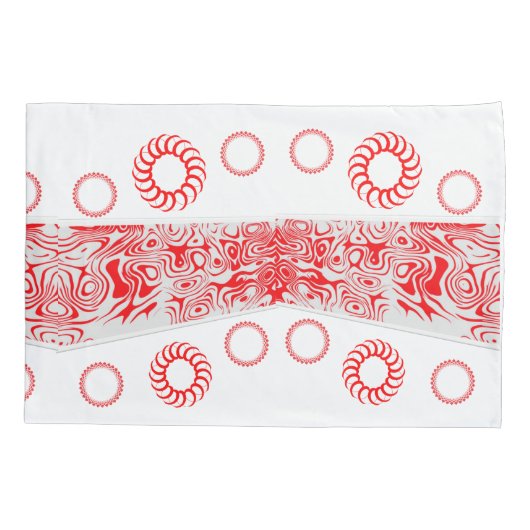 Roodcirkel Hoesje Kussensloop (Achterkant)