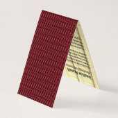 Rooddakbedrijf met vier kanten voor dakbedekking visitekaartje (Achterkant)