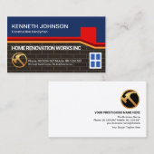 Rooddakpannen Lijst voor wandbouw Rooftop Brick Visitekaartje (Voorkant / Achterkant)