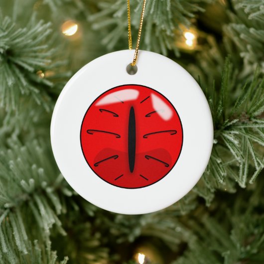 Rooddemon Cat Eye Ceramic Ornament (Boom)