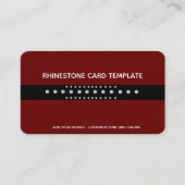 RooddiamantDesign - Rhinestone Visitekaartje (Voorkant)