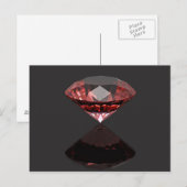 Rooddiamantruid Briefkaart (Voorkant / Achterkant)