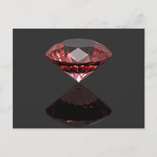 Rooddiamantruid Briefkaart (Voorkant)