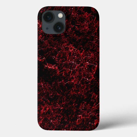 Rooddikke spons tegen donkerrode achtergrond Case-Mate iPhone case (Achterkant)