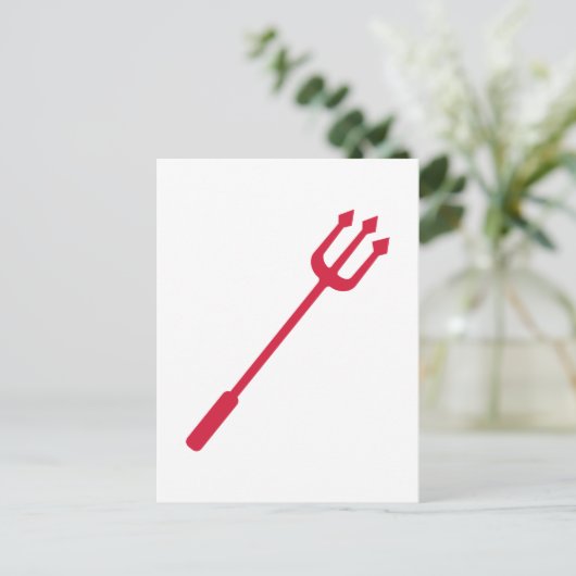 Roodduivel Briefkaart (Staand voorkant)