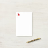 Roodeennajaarsblad Post-it® Notes (Op bureau)