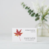Roodeennajaarsblad Visitekaartje (Staand voorkant)